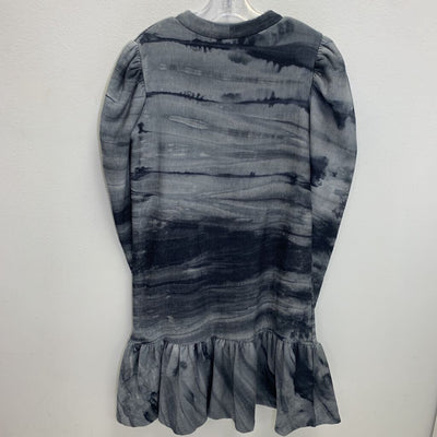 10-12: Ultra Flirt Tie-Dyed Sheath Dress w/ Ruffled Hem NWT