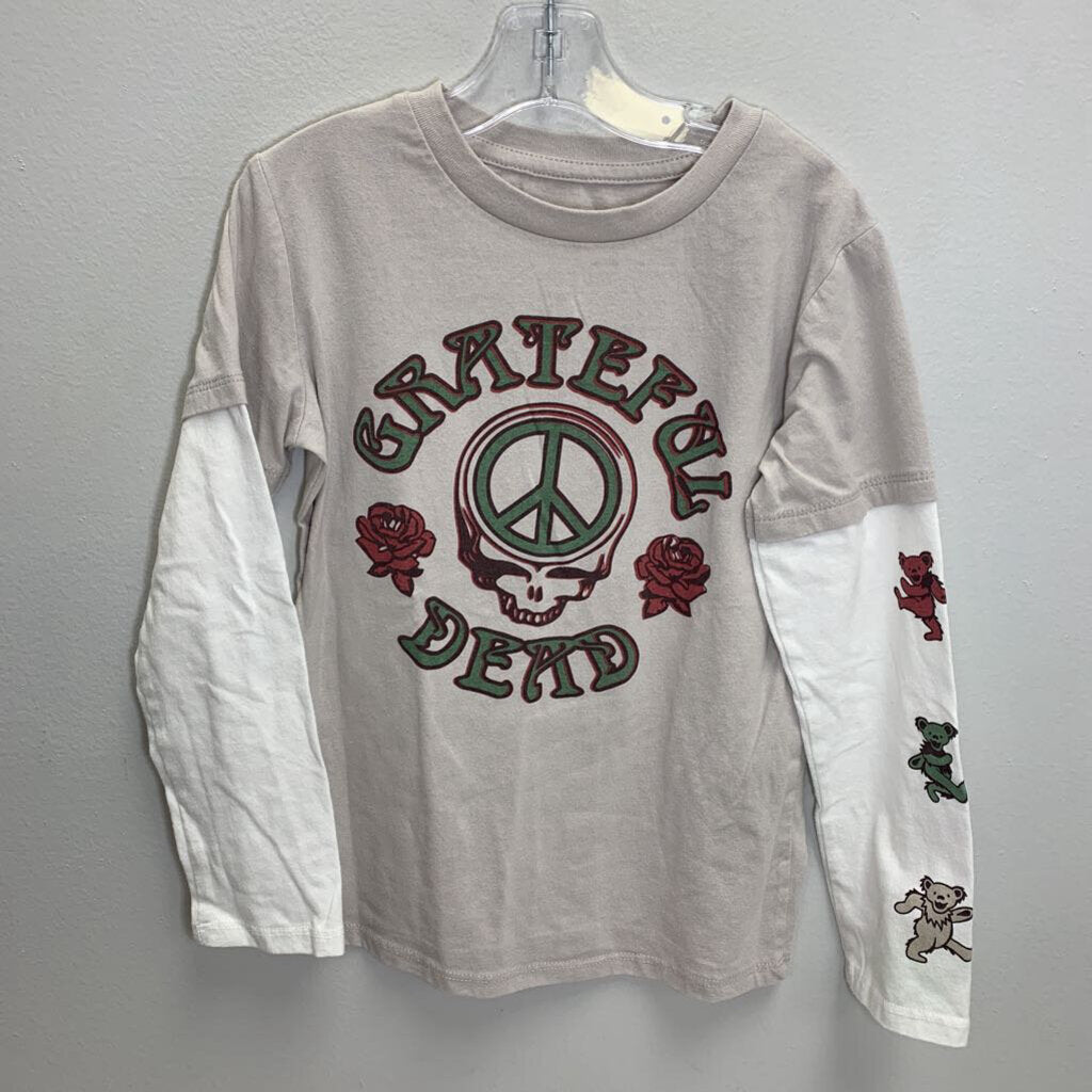 8: Layered T-Shirt - Simple Peace Steal Your Face Rose
