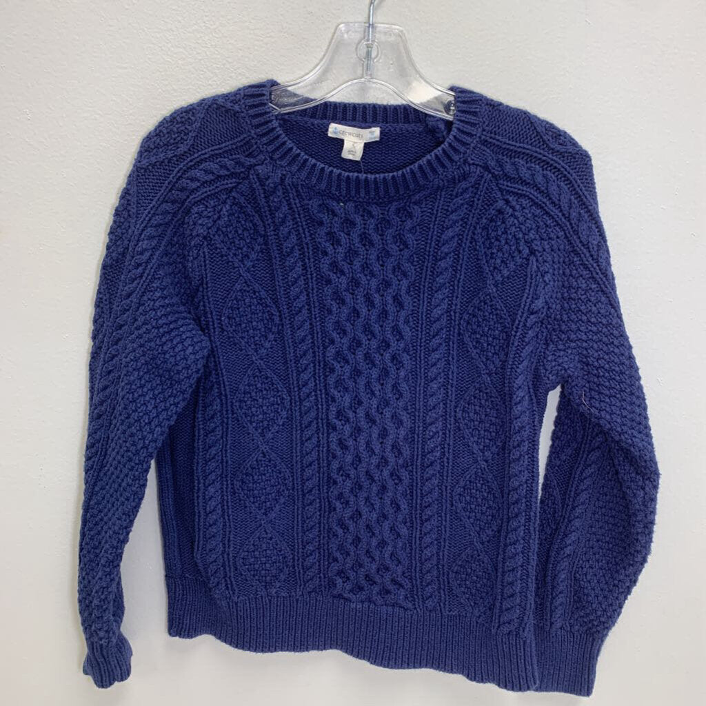 8-9: Cable Knit Crewneck Sweater