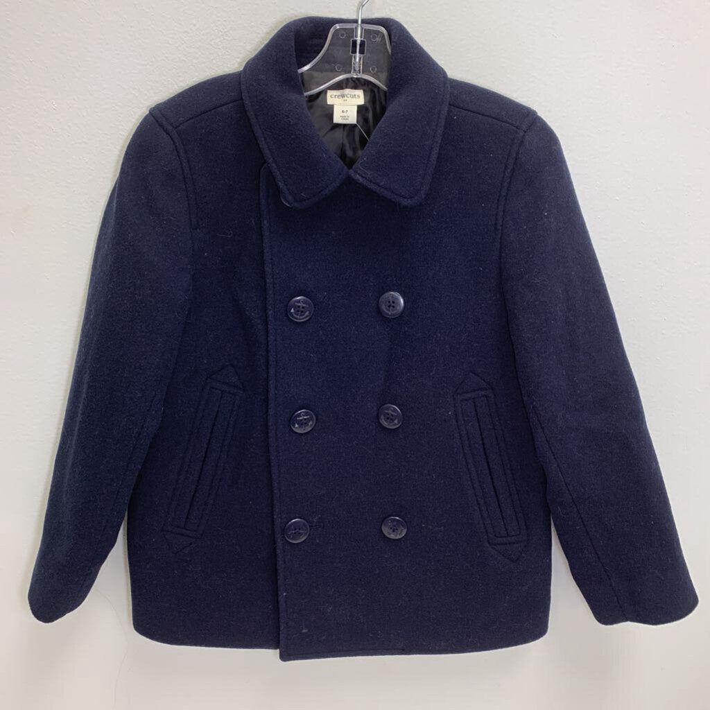 6-7: Double Breasted Wool Peacoat