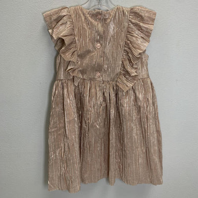 12-18M: Metallic Plisse Bow Dress