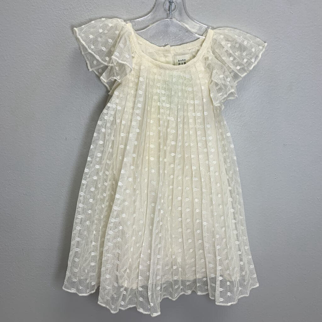 6-12M: Polka Dot Tulle Ruffle Dress