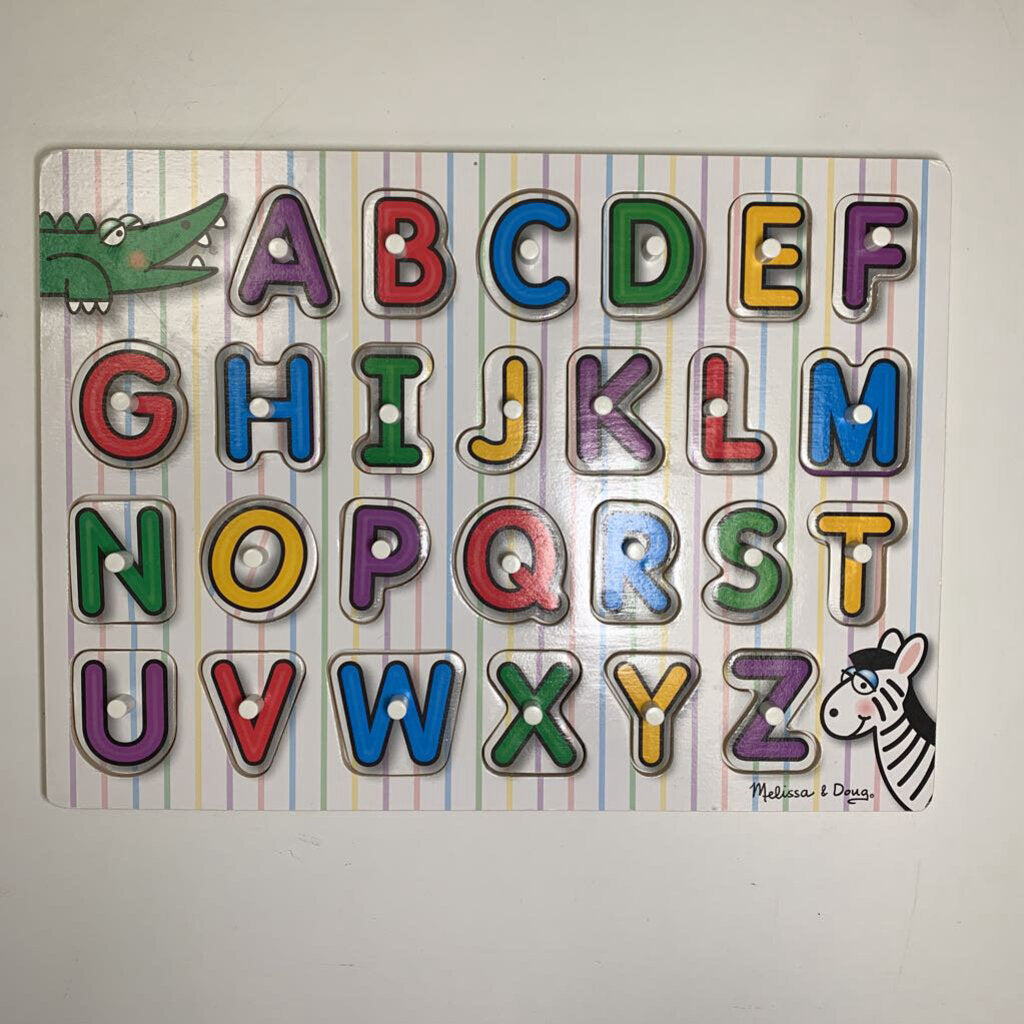 Lift & See Peg Puzzle - Alphabet