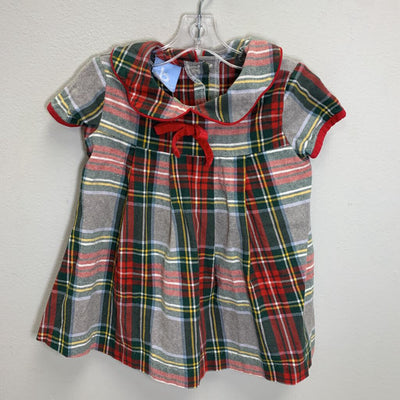 12M: Plaid Holiday Dress
