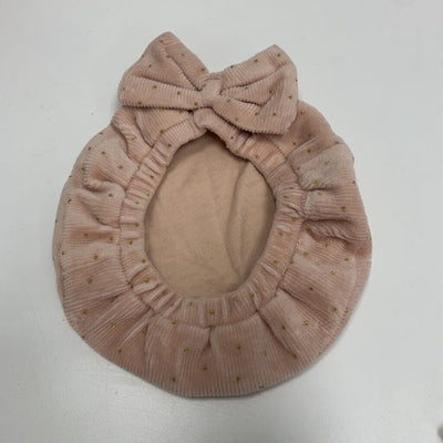 12M: Ribbed Velour Peplum Top + Pants + Beret