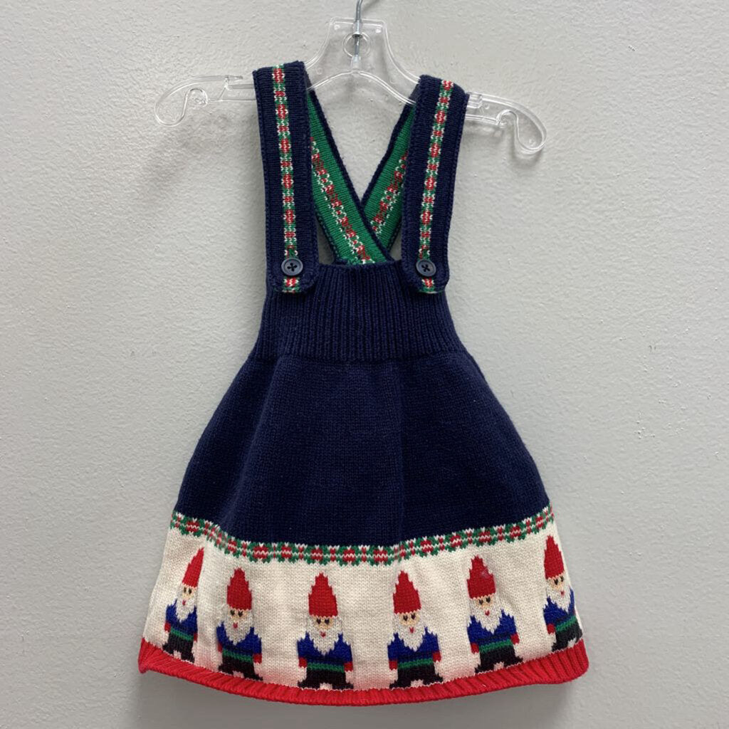 6-12M: Gnome Sweet Gnome Sweater Dress Jumper