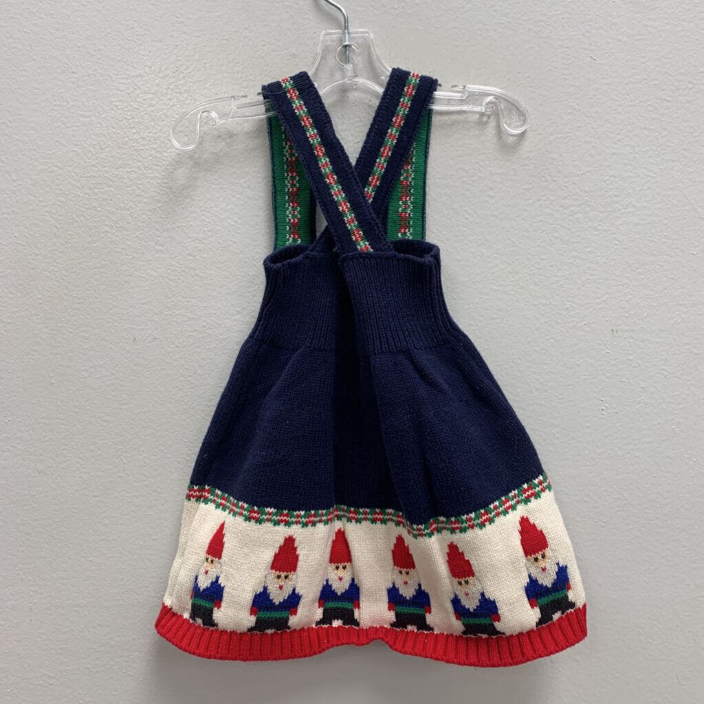 6-12M: Gnome Sweet Gnome Sweater Dress Jumper