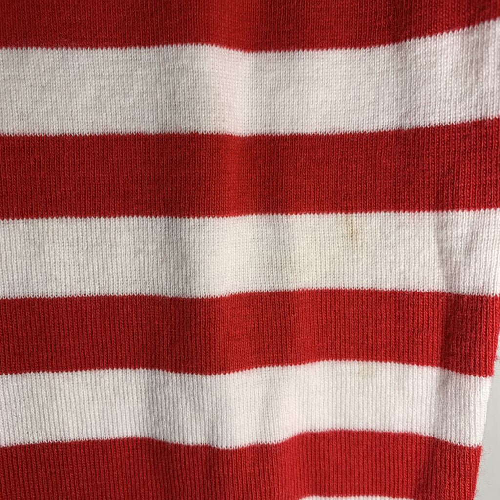 5: Long John Pajama Set - Holiday Stripes AS IS