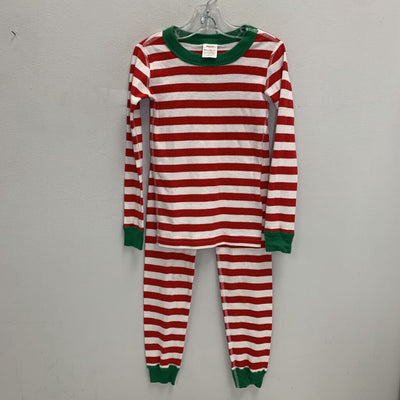 5: Long John Pajama Set - Holiday Stripes AS IS