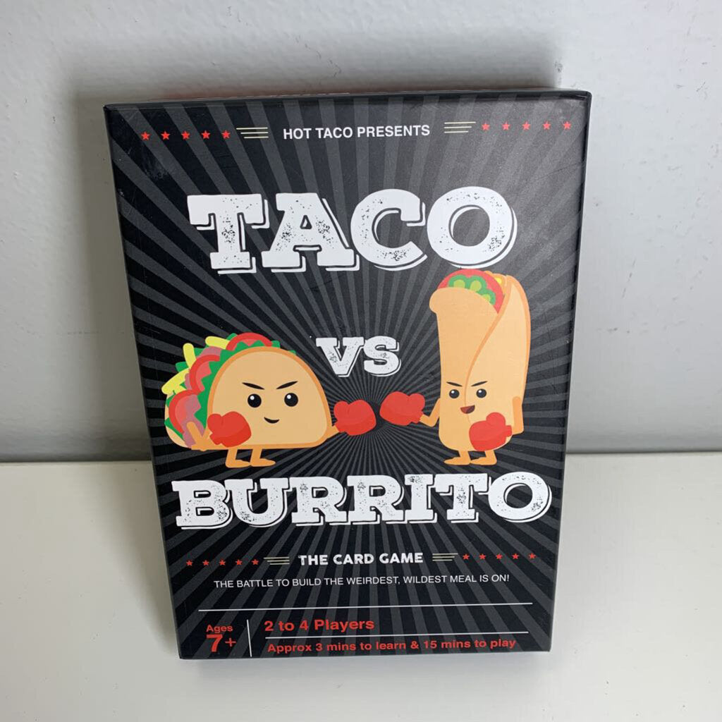 Taco vs Burrito The Card Game