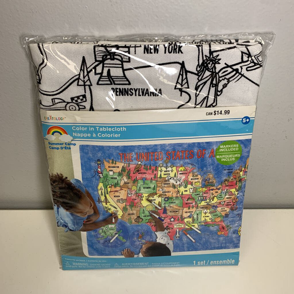 Color in Tablecloth - The United States of America - NWT