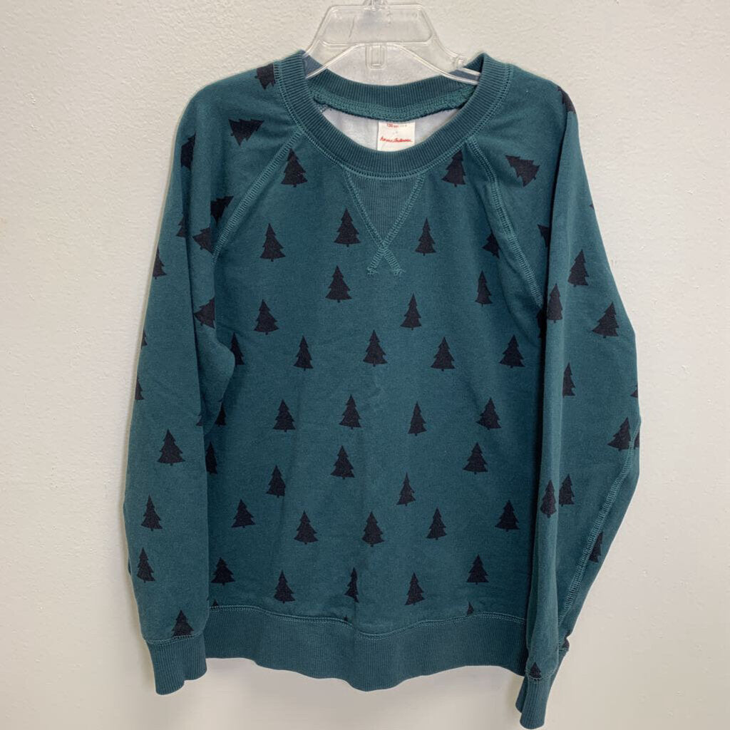8: Crewneck French Terry Sweatshirt - Forest Trees