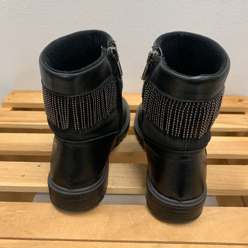 1: Ankle Boots w/ Rhinestone Fringe Detail