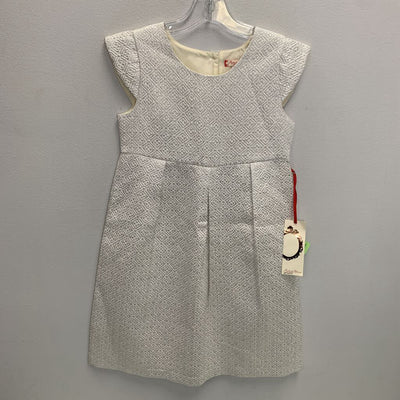 8: Brocade Cap Sleeve Pleated Dress - NWT