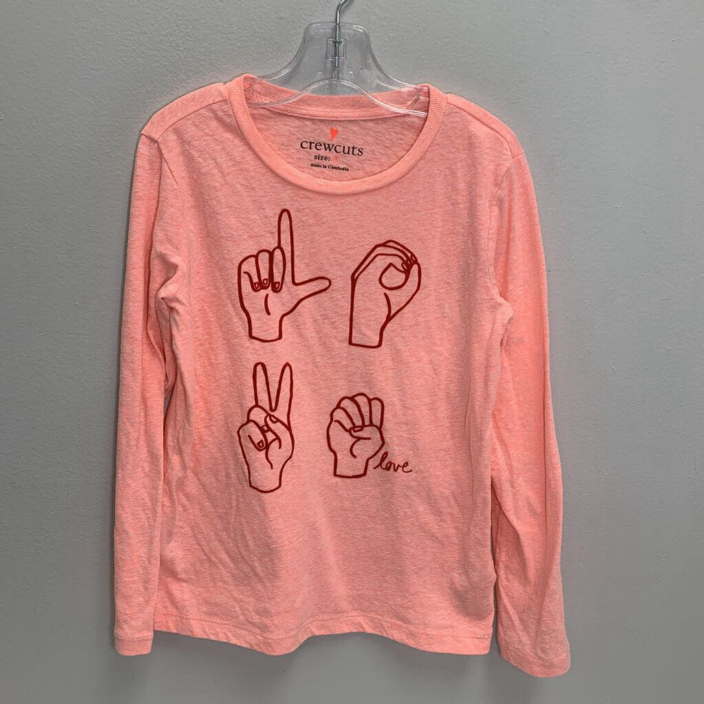 8: Long Sleeve T-Shirt - LOVE Sign Language