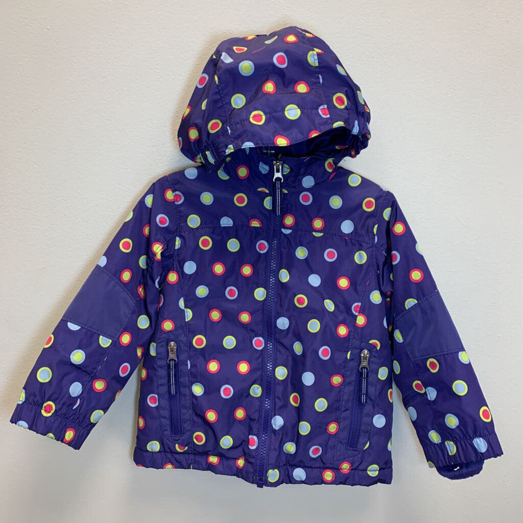 3T: Hooded Jacket - Polka Dots