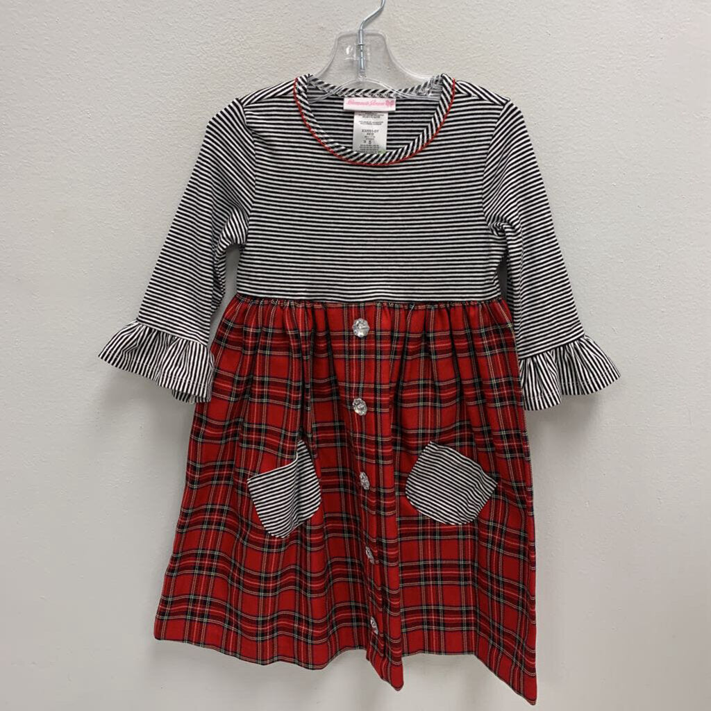 5: Holiday Plaid Dress