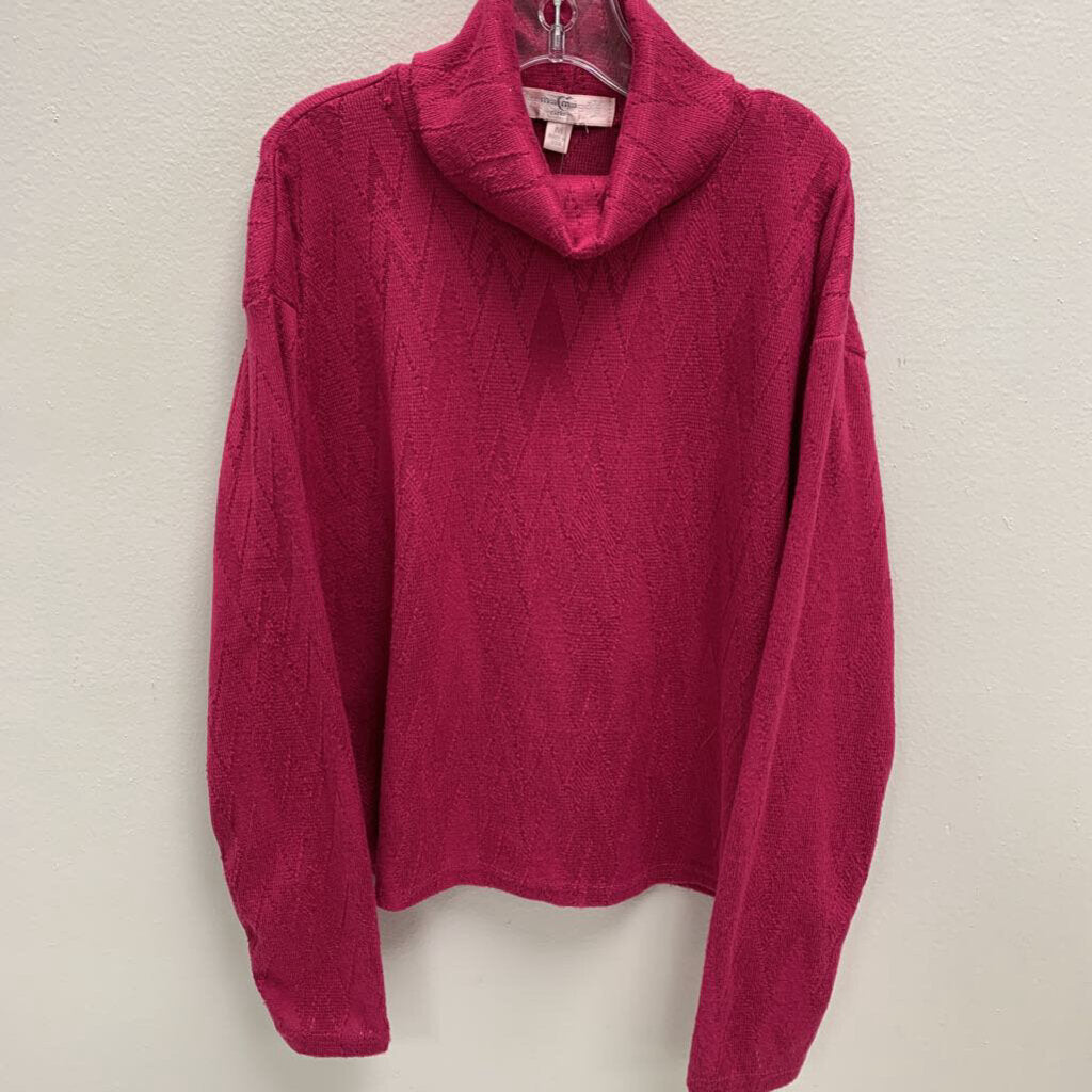 8: Cowl Neck Sweater - Chevron