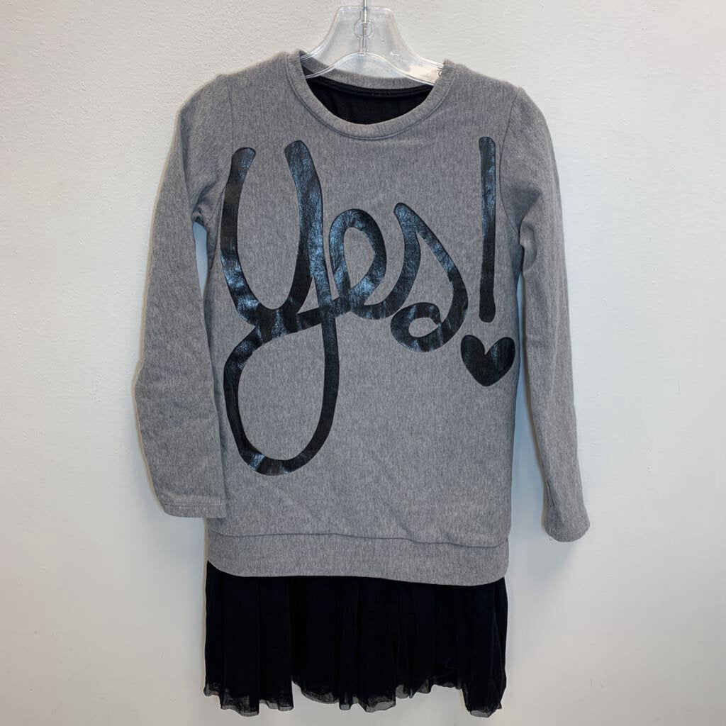 8: Sweatshirt Dress w/ Tulle Skirt - Yes!