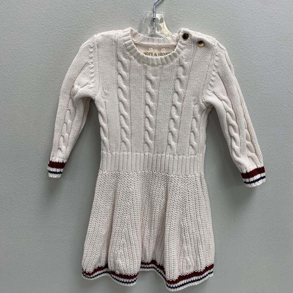 12-18M: Schoolgirl Cable Knit Dress