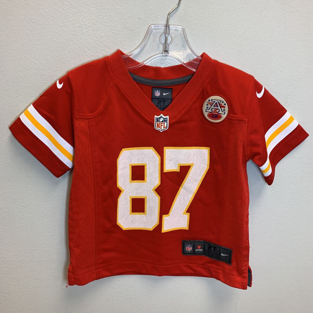 2T: Kansas City Chiefs Jersey #87 Travis Kelce