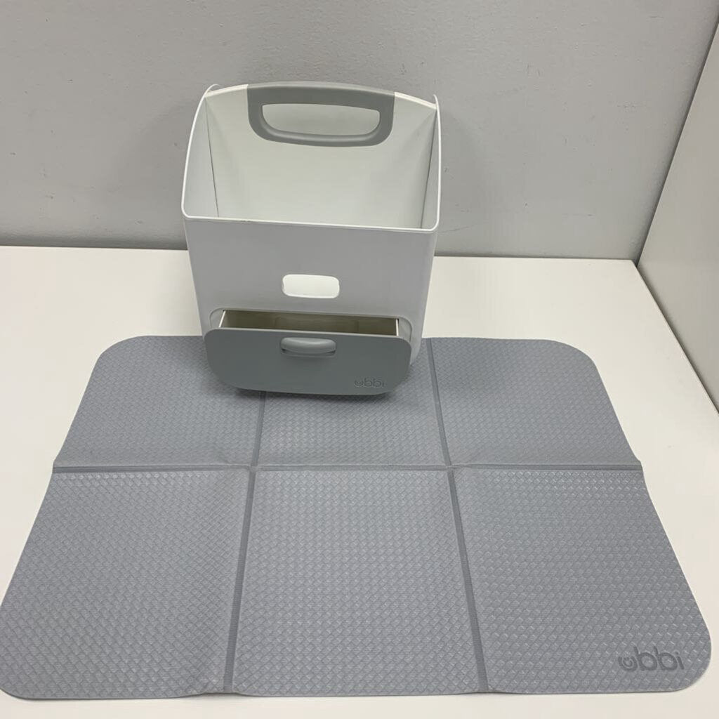 Portable Diaper Caddy and Changing Mat