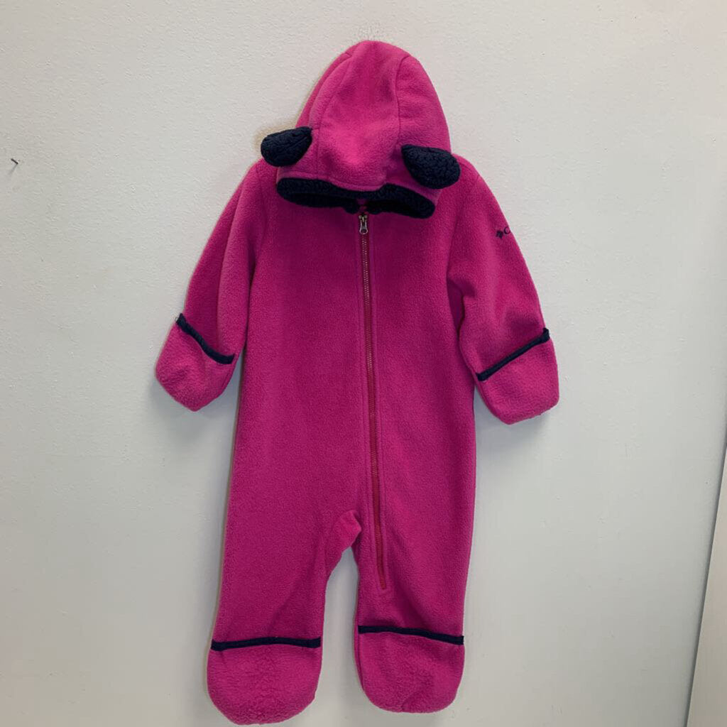 12-18M: Tiny Bear II Fleece Bunting w/ Fold Over Cuffs