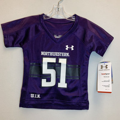 12M: HeatGear Northwestern Wildcats Jersey - NWT