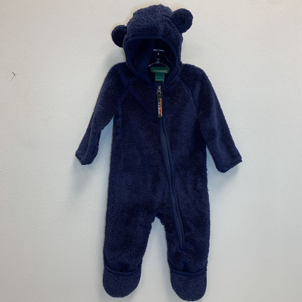 3-6M: Hi-Pile Fleece Bunting Onesie