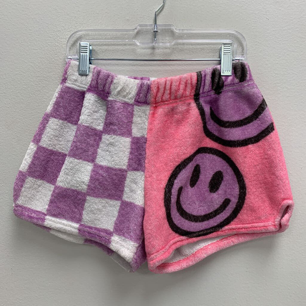 14: Plush Shorts - Checkered Smiles