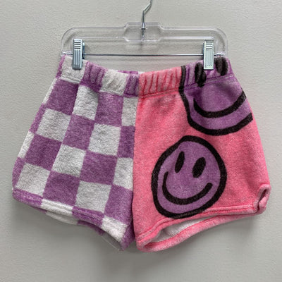 14: Plush Shorts - Checkered Smiles