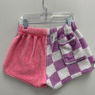 14: Plush Shorts - Checkered Smiles