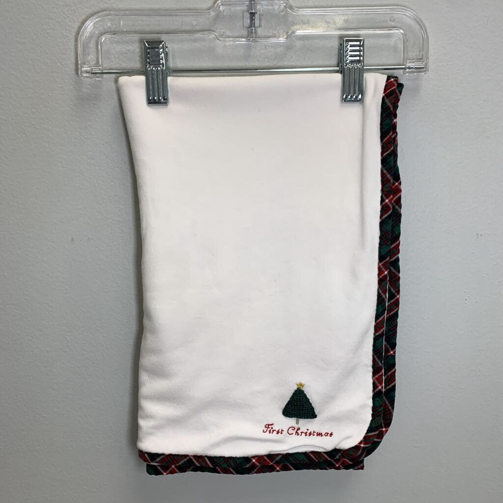 First Christmas Holiday Blanket