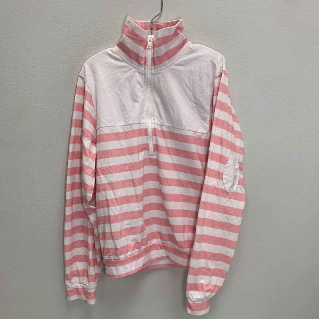 10: Half Zip Applique Pullover - Minnie Mouse