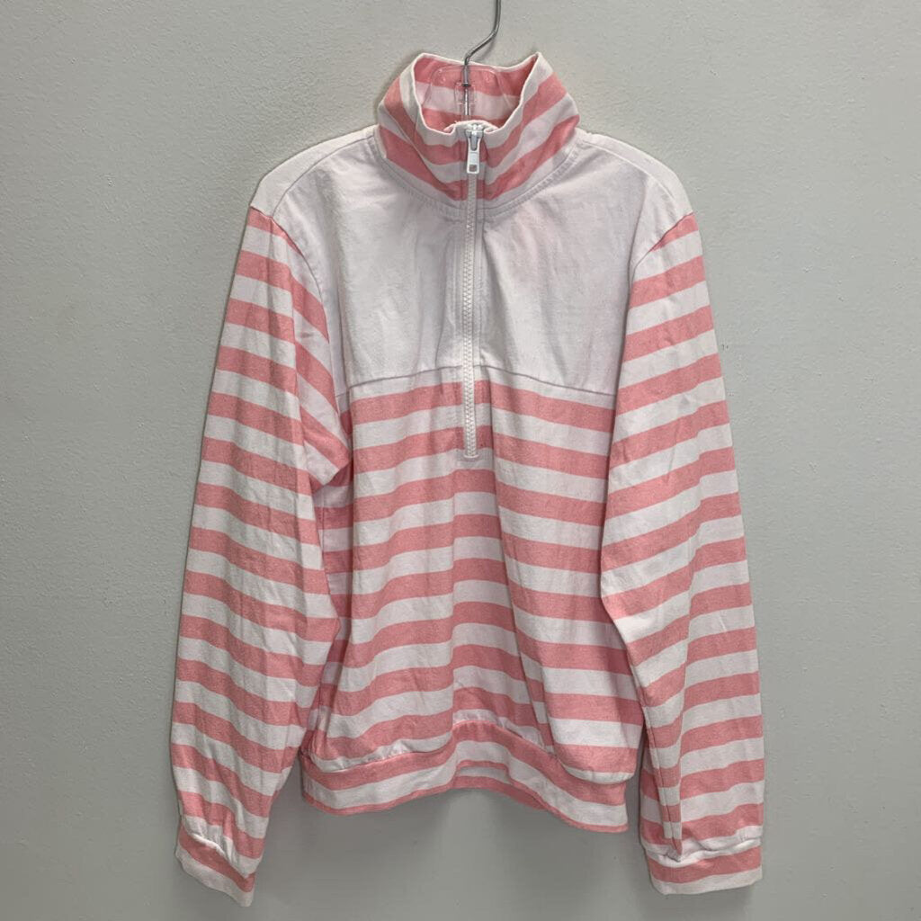 10: Half Zip Applique Pullover - Minnie Mouse