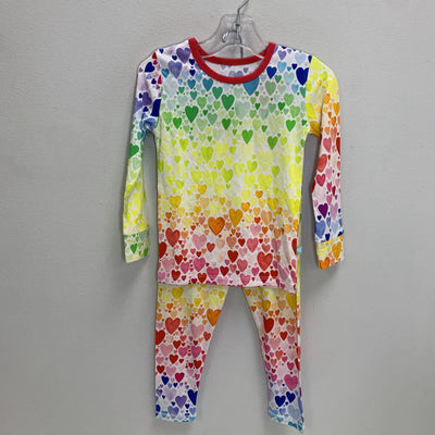 3T: Pajama Set - Rainbow Hearts NWOT