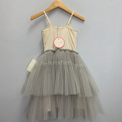 4-5: Beaded Bodice Tutu Dress with Tiered Tulle Skirt (Style TDM0308) NWT