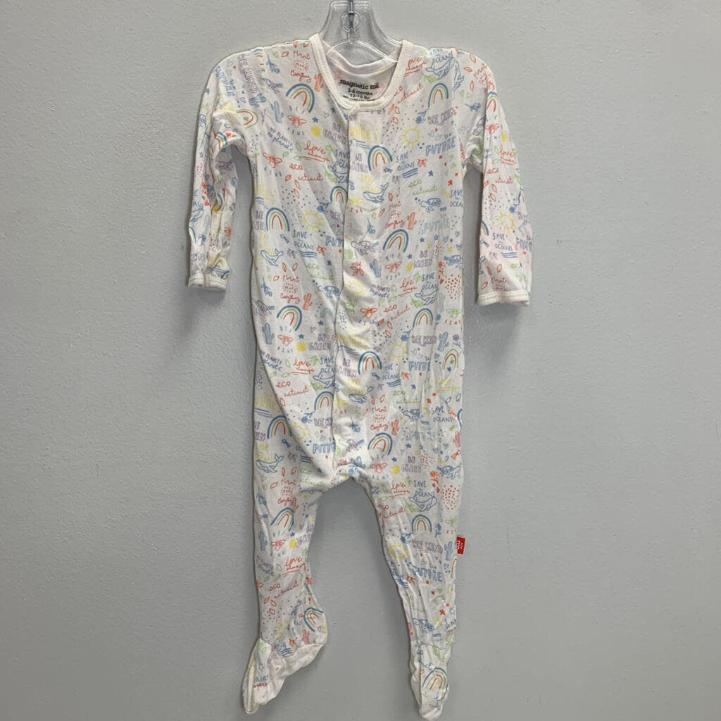 3-6M: Footed Sleeper - Eco Activist