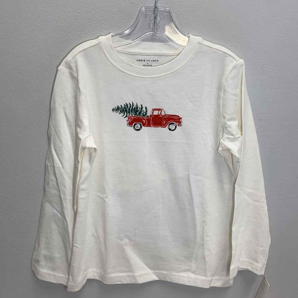 6: Long Sleeve T-Shirt - Holiday Truck NWT