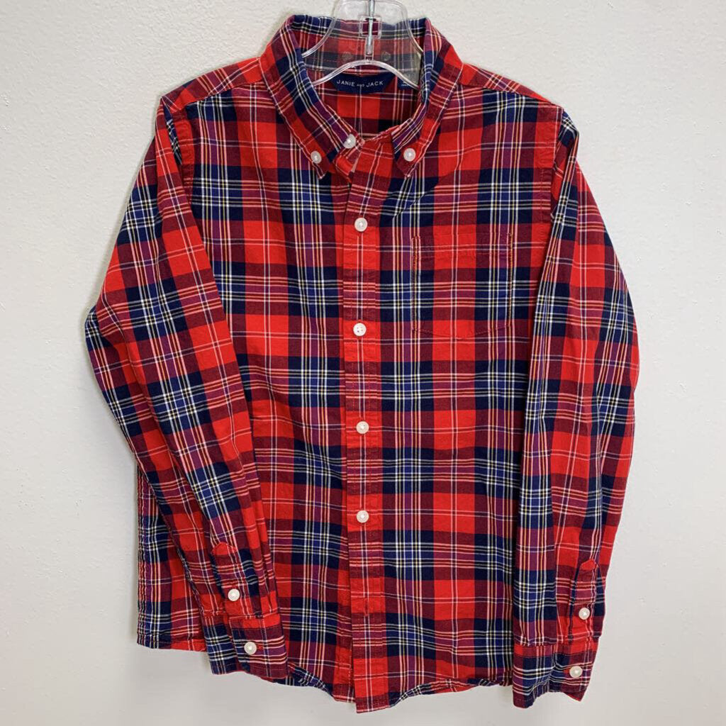 7: Plaid Button Down Shirt
