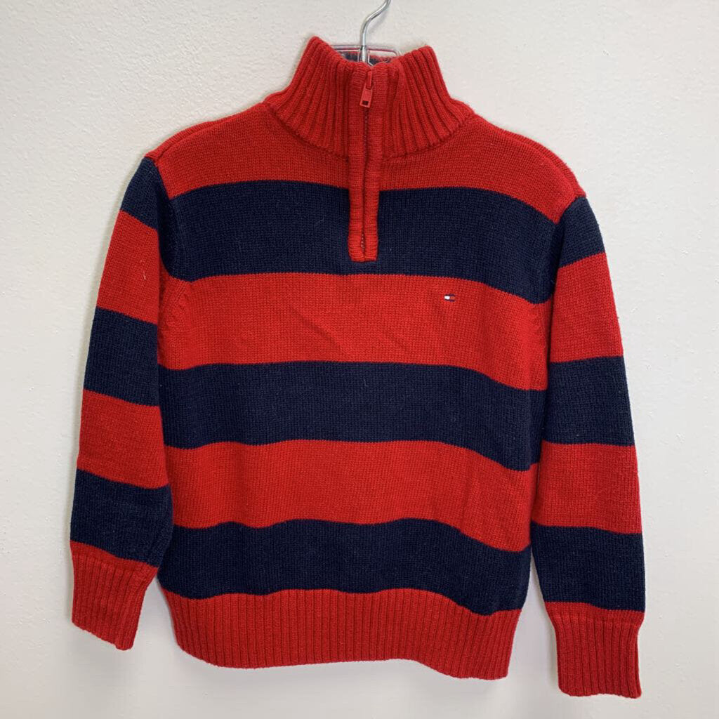 4: Knit 1/4 Zip Mockneck Sweater
