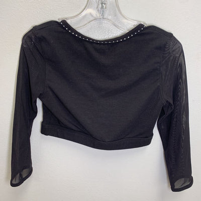 6X-7: Mesh Wrap Top - Rhinestones