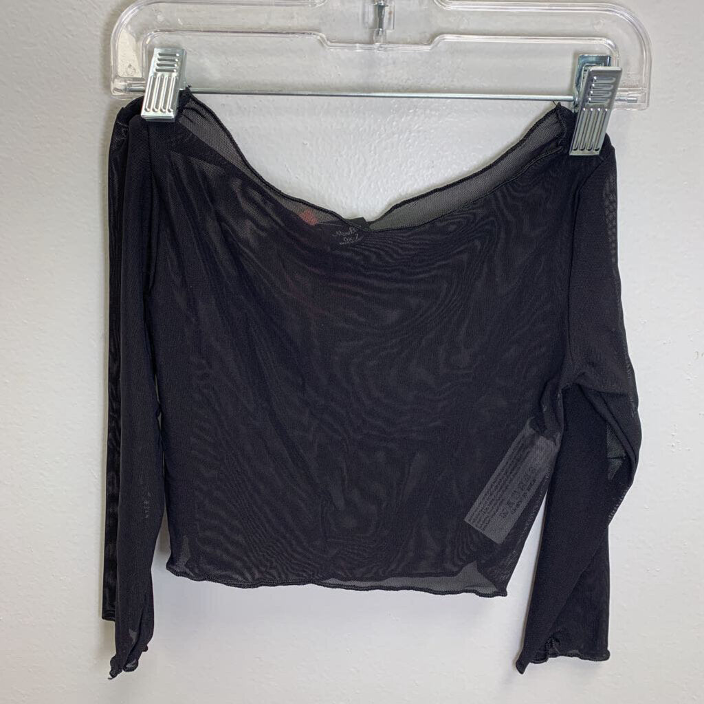 6X-7: Sheer Crop Top