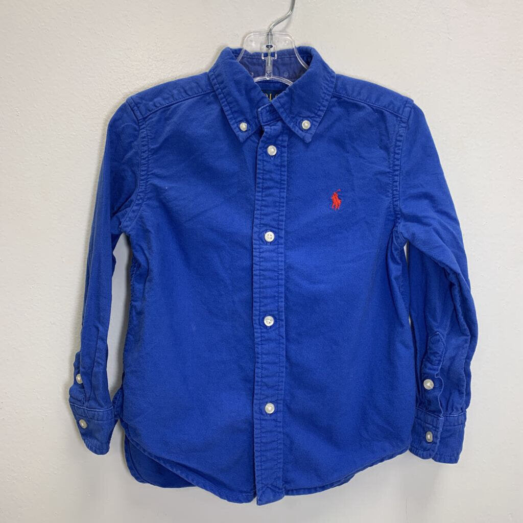 3-3T: Long Sleeve Oxford Shirt