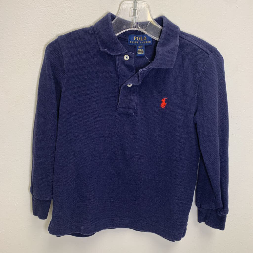 3: Long Sleeve Polo Shirt