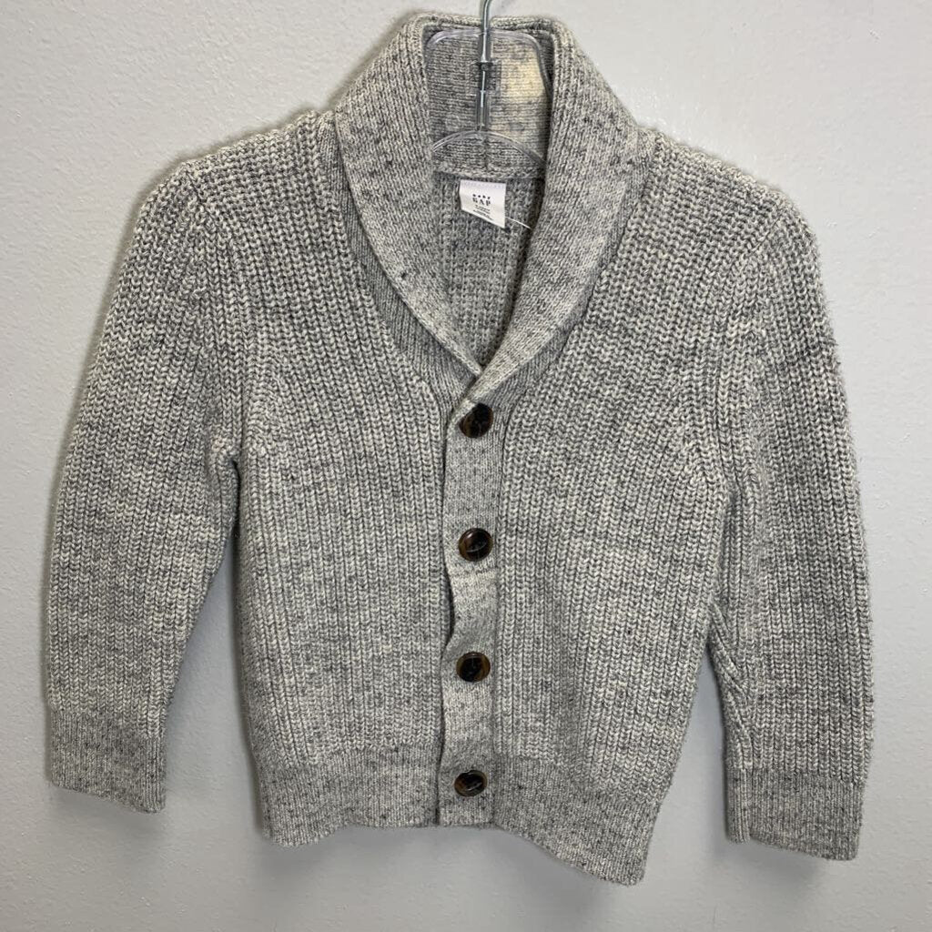 2: Shawl Collar Cardigan Knit Sweater