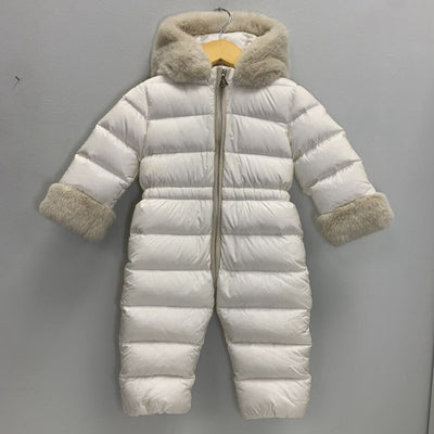 18-24m: Moncler Ardisie Faux Fur Snowsuit