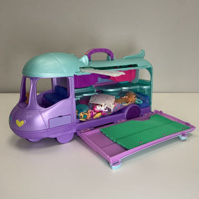Playset - Mini World Magic Mare Stream Buildable Trailer Camper Van