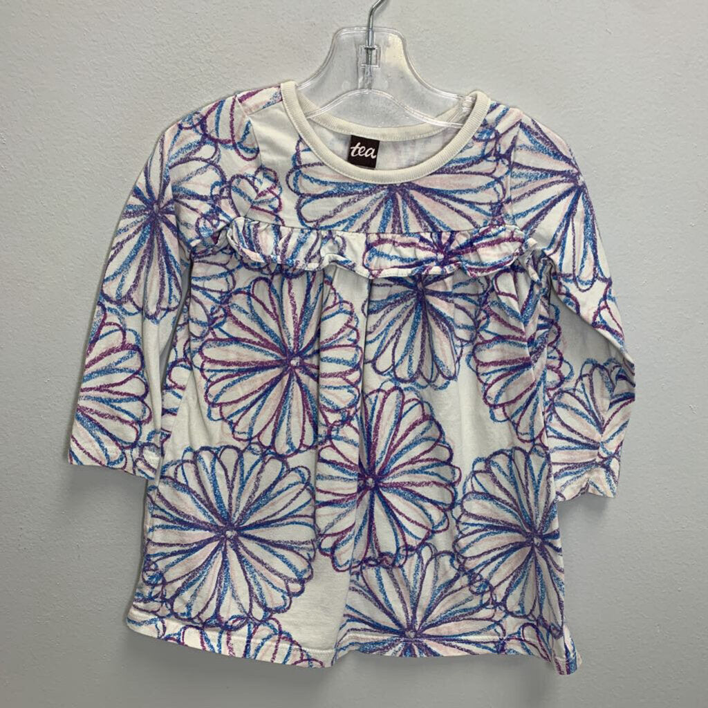 18-24M: Ruffle Empire Dress - Sweden Inspired Dandelion