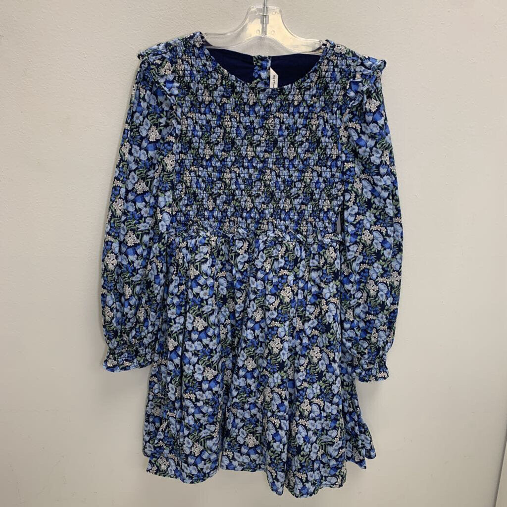 10: Floral Smocked Ruffle Dress